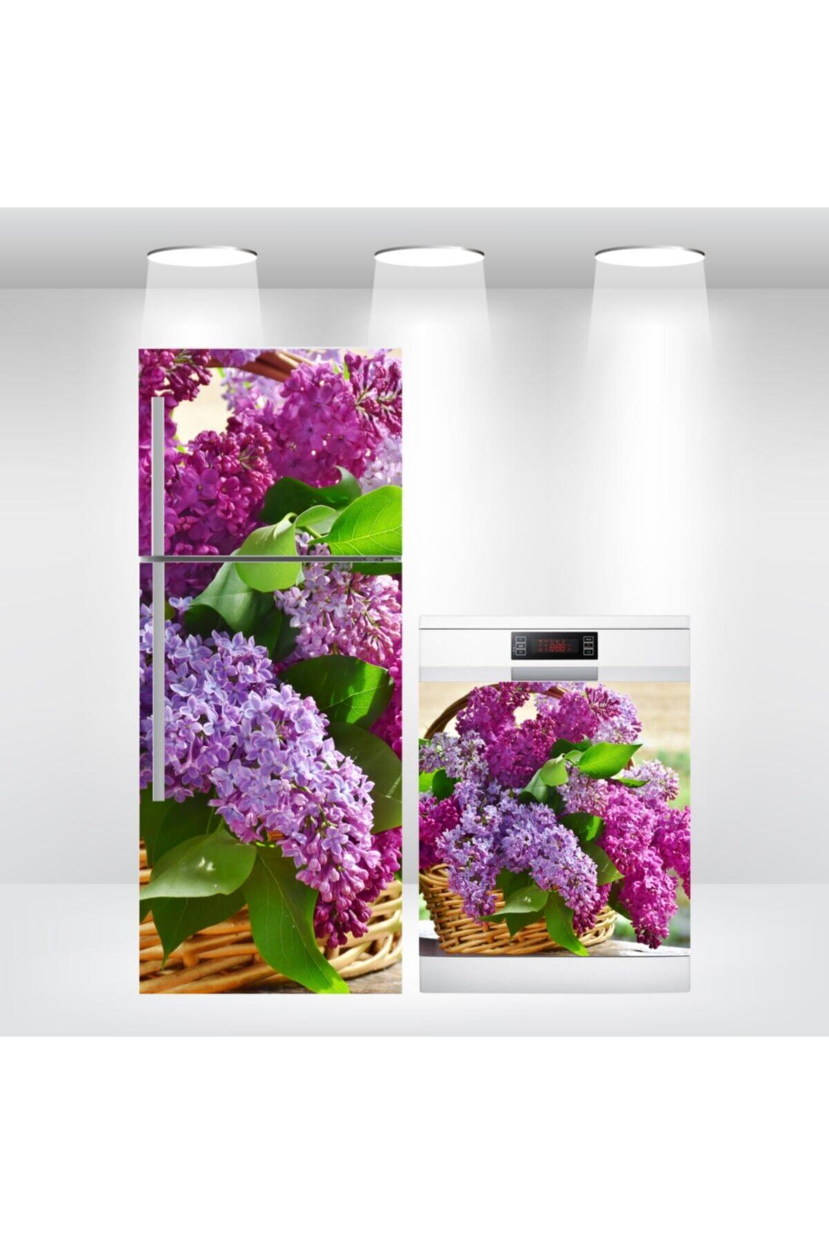 Buzdolabı Ve Bulaşık Makinesi Kapak Sticker Folyosu Sümbül