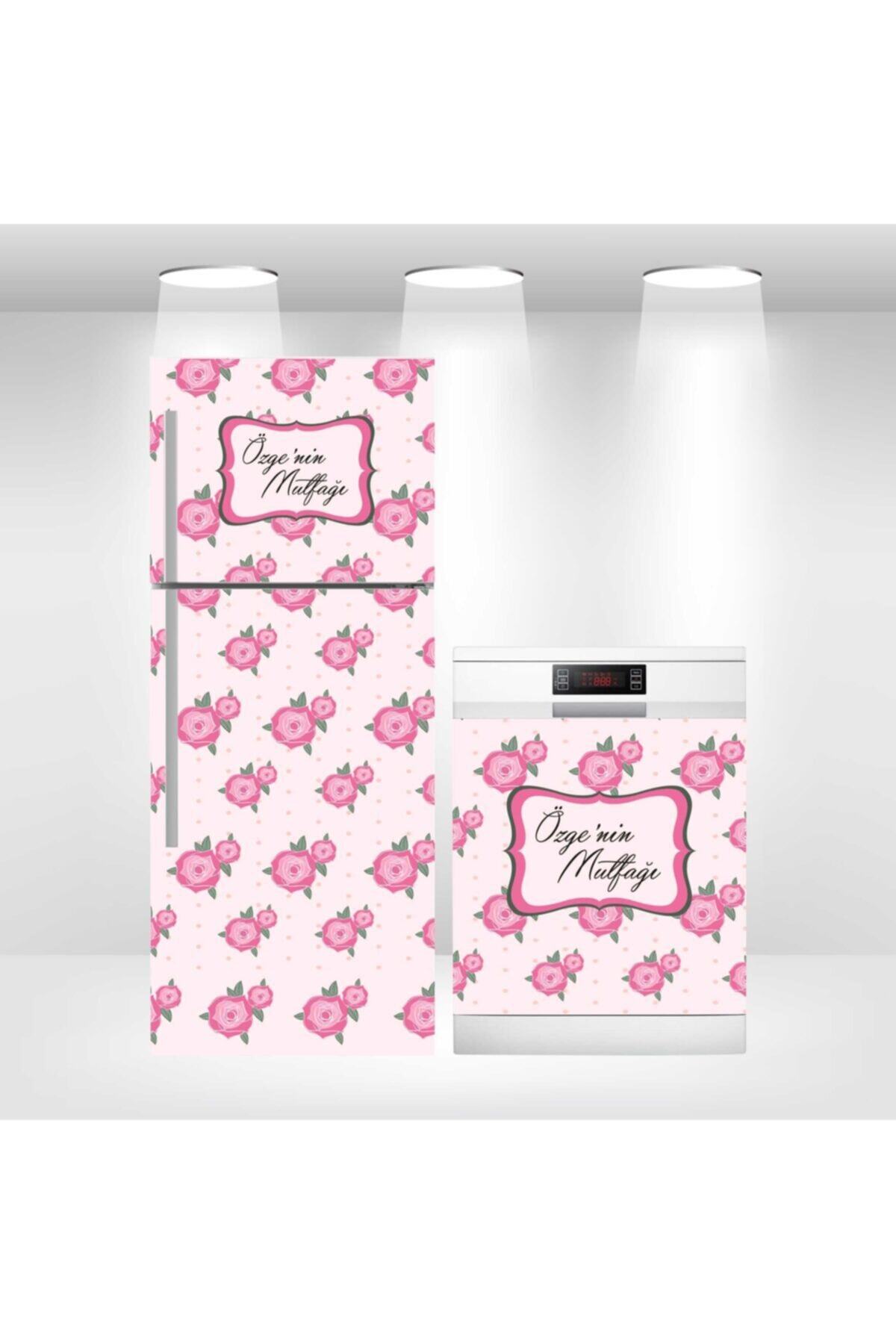 Buzdolabı Ve Bulaşık Makinesi Kapak Sticker Kendinden Yapışkanlı Folyo Kaplama Isimli